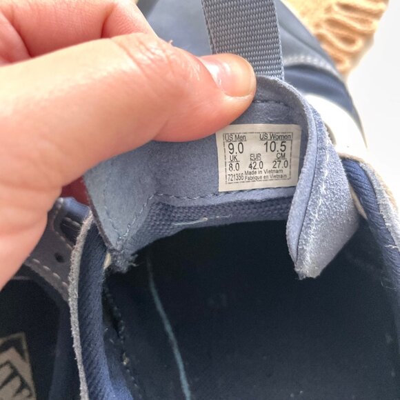 Vans Ultrarange Blue Suede Lace Up Sneakers Men's Size 9 - Picture 8 of 8